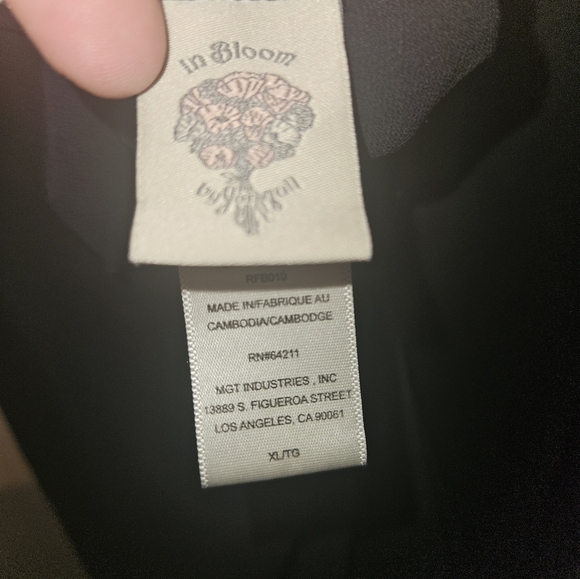 In Bloom By Jonquil Womans Black Lingerie Size Xl - Picture 8 of 9